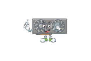 Cartoon VGA Card Art: A Fun Twist on Tech
