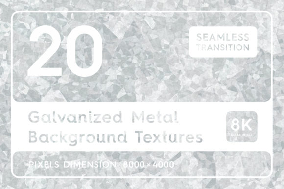 Enhance Your Designs with 20 Galvanized Metal Background Textures