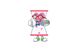 Exploring the Gaming - Heart Hourglass Cartoon Character: A Unique Design for Your Projects
