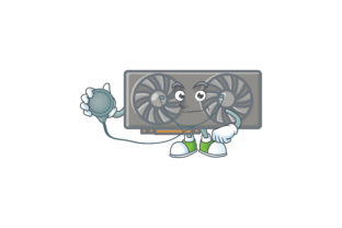 Exploring the Gaming VGA Card Cartoon Character Style - Doctor