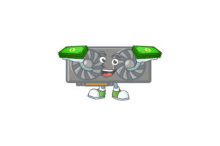 Exploring the Gaming VGA Card Cartoon Character Style - Cash