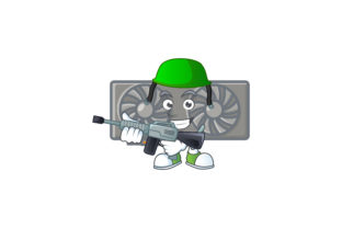 Exploring the Gaming VGA Card Cartoon Character Style - Scout