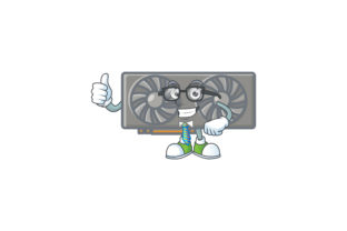 Exploring the Gaming VGA Card Cartoon Character Style: Thumb Up 2 and Download Details