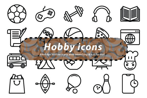 Exploring the Hobby Icon Pack: A Versatile Collection for Your Creative Projects