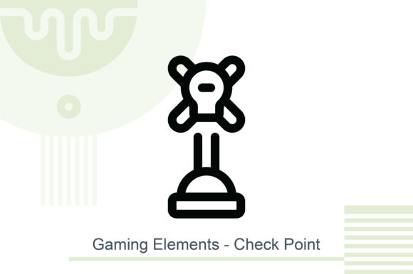 Exploring the Versatility of Gaming Elements - Check Point in Vector Design
