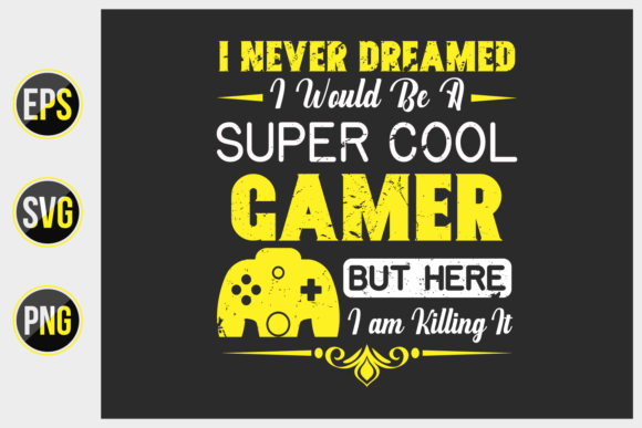 Gamer Typographic Quotes T-Shirt Design: A Creative and Engaging Way to Express Gaming Passion