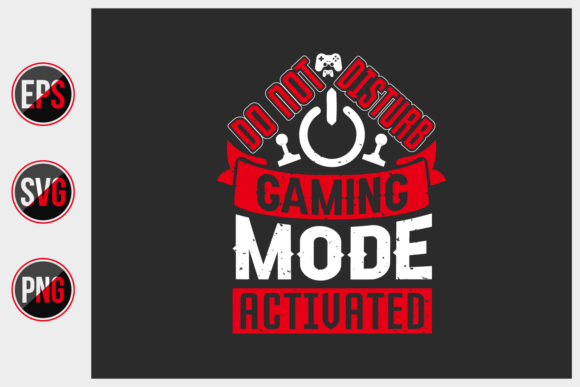 Gamer Typographic Slogan Design Vector