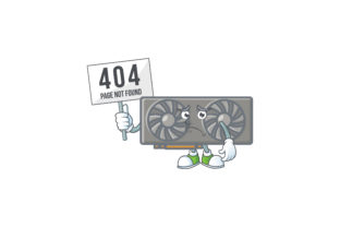Gaming VGA Card Cartoon Character Style - 404: A Unique Blend of Technology and Creativity