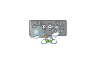 Gaming VGA Card Cartoon Character Style - Computer: A Fun and Engaging Visual Approach