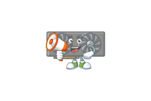 Mastering the Art of Gaming VGA Card Cartoon Character Style - Speaker