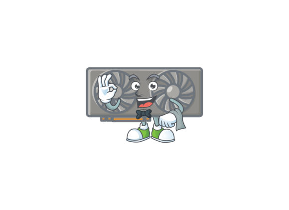 Meet the Butler: VGA Card Cartoon Style
